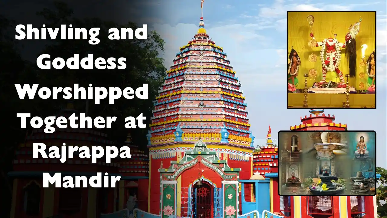 Shivling and Goddess Worshipped